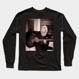 The old guitar player Long Sleeve T-Shirt